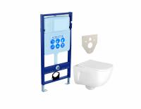 Комплект инсталляции с унитазом AQUATEK SET ДИВА