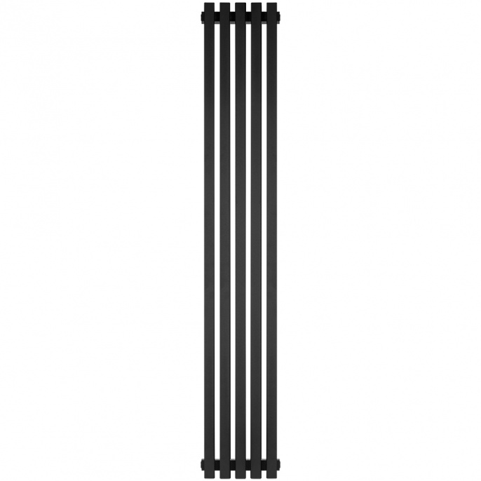 Радиатор STOUT TUBE QUADRO QV40-1750-5 R RAL1T103S9005 (черный матовый муар)
