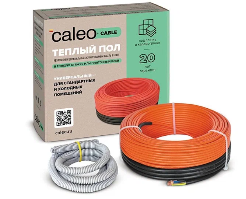 Нагревательная секция для теплого пола CALEO CABLE 18W-70, 4.5-6.9 м2