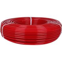 Труба 16*2,0 PEX-a из сшитого полиэтилена с кислородным слоем, красная 500 м