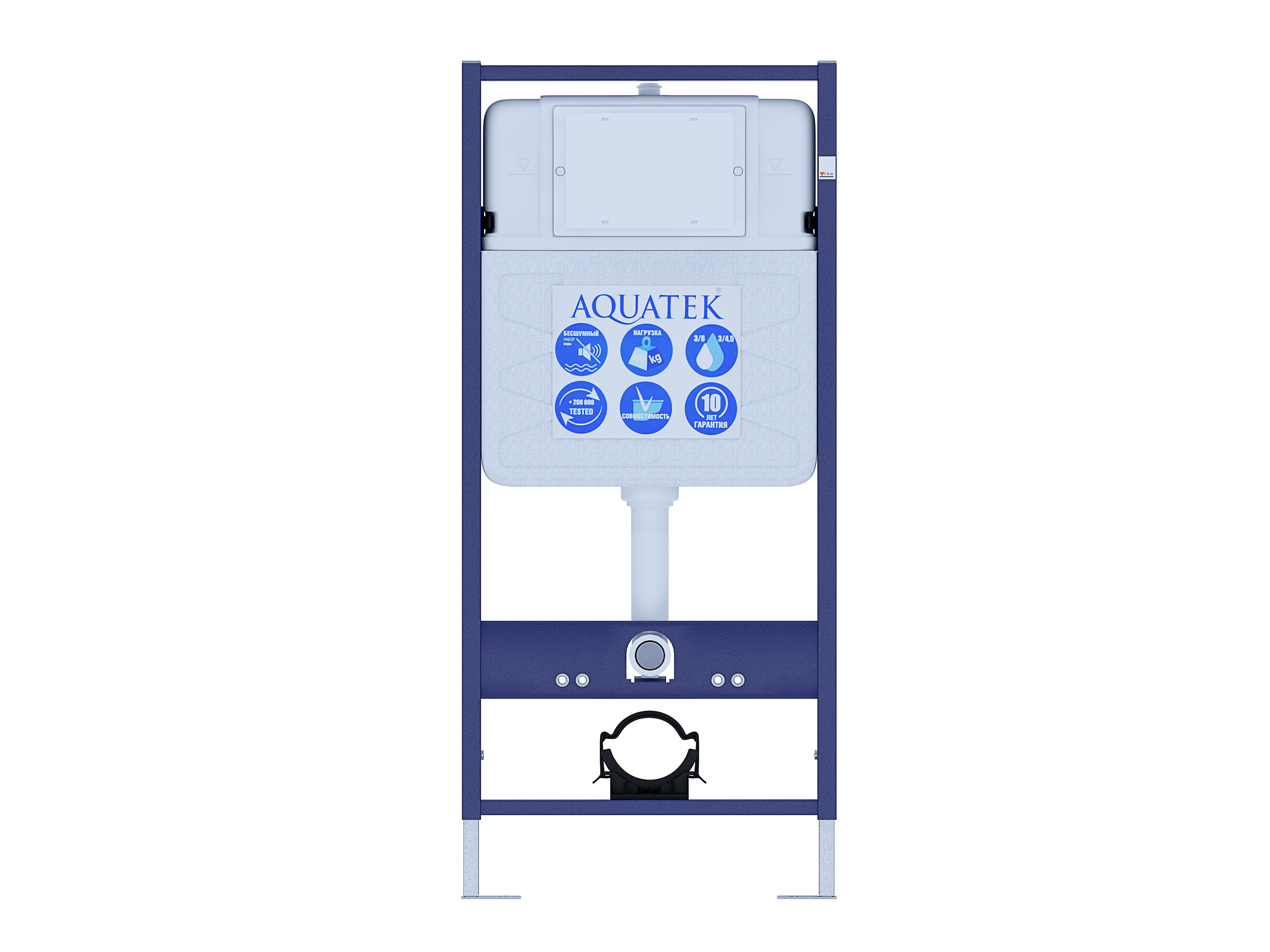 Комплект инсталляции с унитазом AQUATEK SET ДИВА