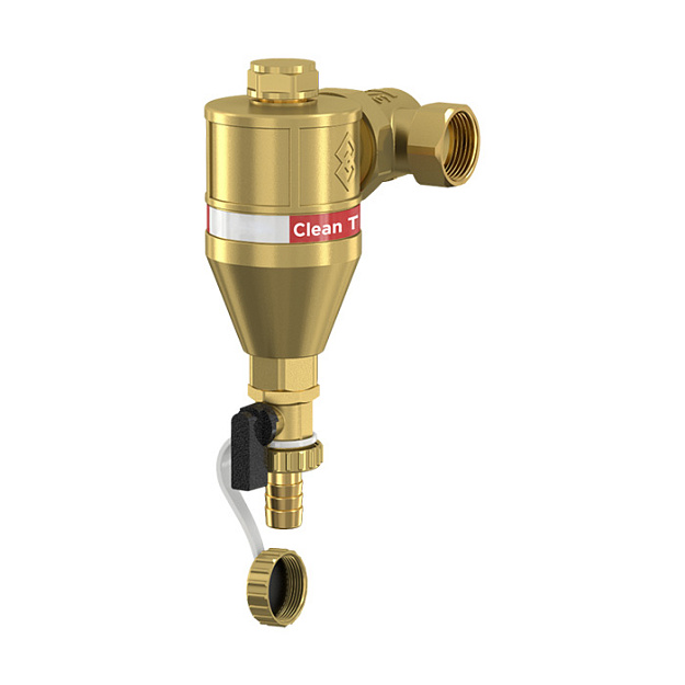 Сепаратор шлама Flamco Clean T, DN20, PN10, Kv 9 м3/час, от -10°C до +120°C