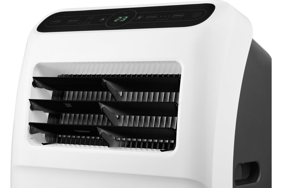 Мобильный кондиционер Ballu Aura BPAC-09 CP/N1_24Y в комплекте с адаптером Ballu UniPort 1.0