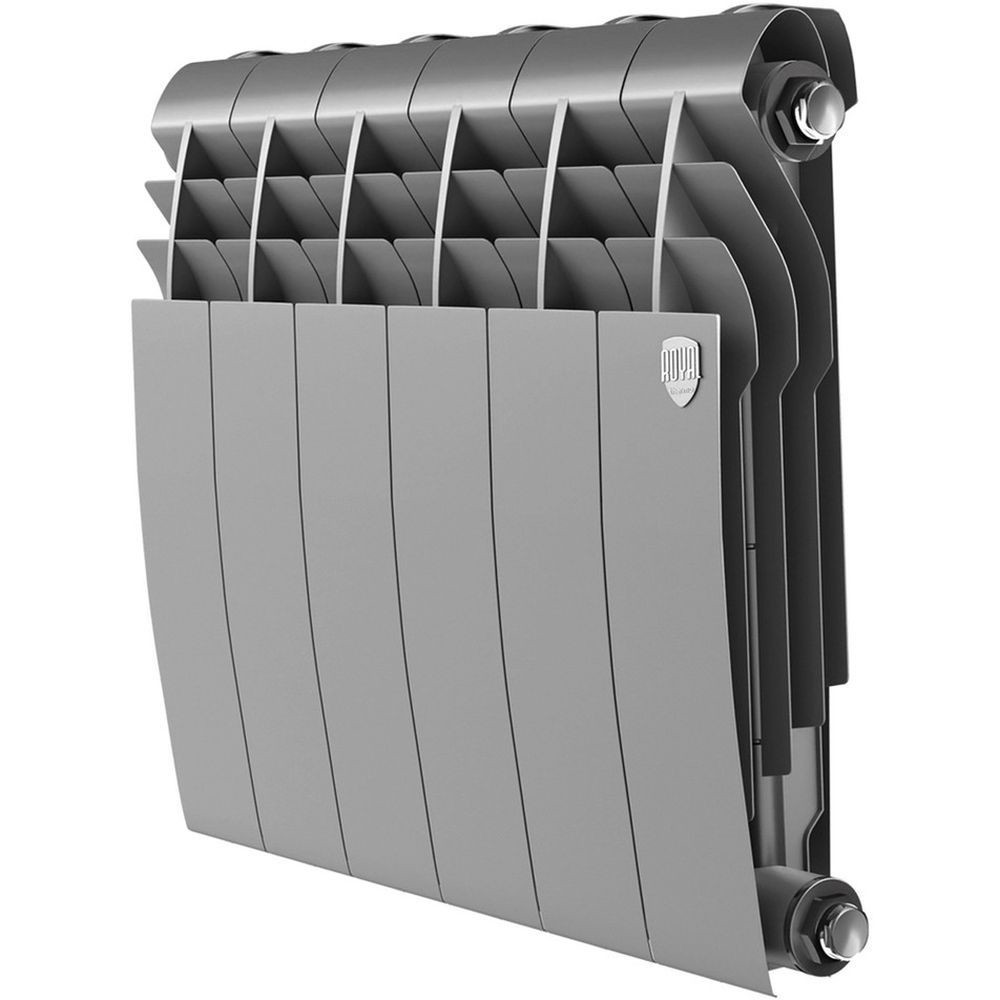 Биметаллический радиатор ROYAL THERMO Biliner 350/Silver Satin 6 сек.