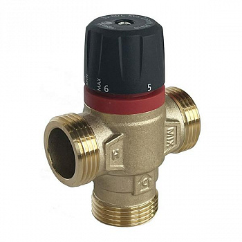 Клапан термостатический Wester VTS3, 35-60 (DN25,Kvs2,5,PN10,НР 1",ГВ-СО)