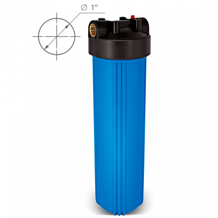 Корпус Big Blue 20 "х 1" резьба латунь, кронштейн в комплекте
