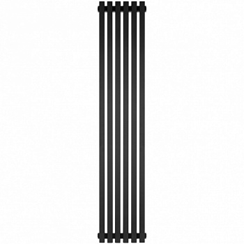 Радиатор STOUT TUBE QUADRO QV40-1750-6 RAL1T103S9005 (черный матовый муар)