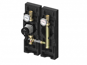 Насосная группа MEIBES MeiFlow M V-MK, смесительная, DN 25 (1"), без насоса, с привом (подача слева)
