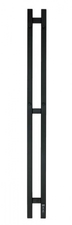 Полотенцесушитель электрический Orso GR-124 110X1200 П3 black mat R GROIS