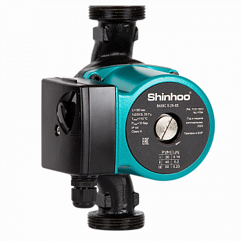 Циркуляционный насос SHINHOO Basic S 15-6S 130 1x230V