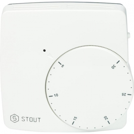 Термостат комнатный электронный WFHT-DUAL вкл. дистанционный датчик в пол 3 м STOUT