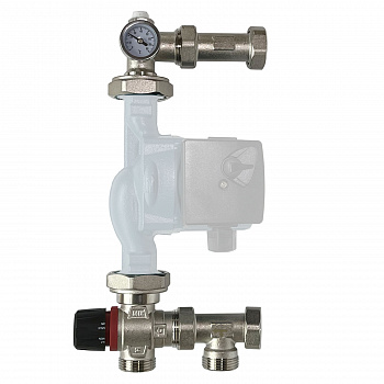 Смесительный узел Wester серии S MUS (DN25, Kvs 2.5, PN10, HP1", 20-43 C)